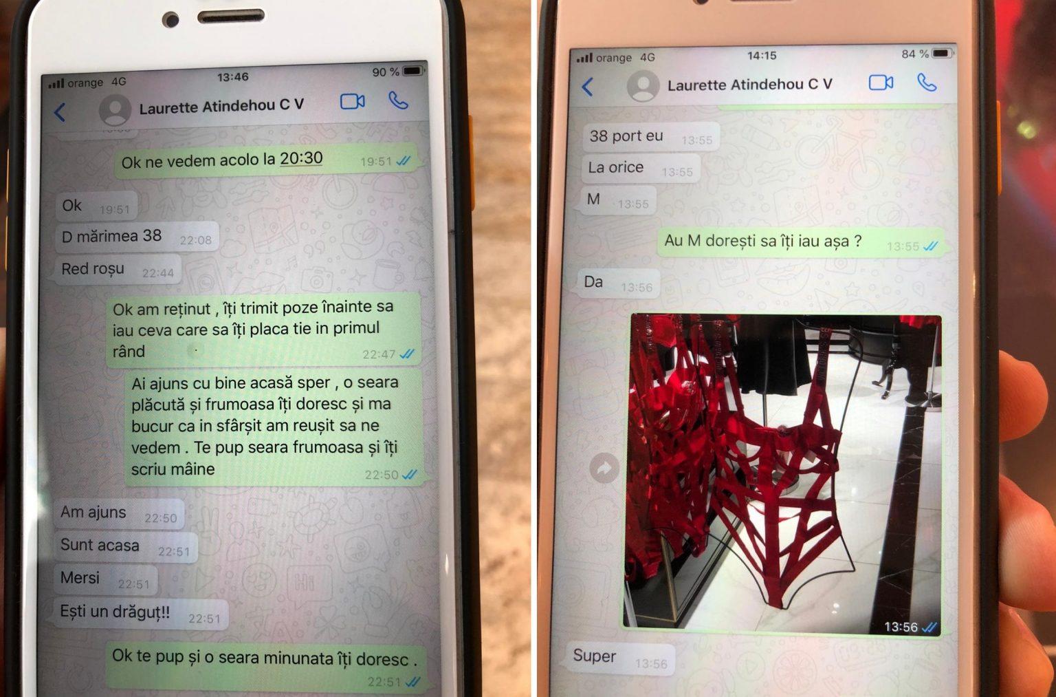 Ce mesaje au schimbat Laurette și presuspusul agresor înainte să se întâlnească