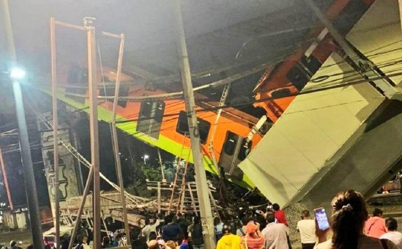 15 morţi şi 70 de răniţi, după ce un un vagon de metrou s-a prăbuşit peste autostradă