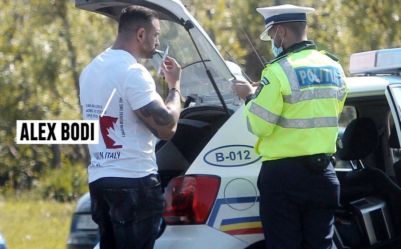 Alex Bodi, oprit de poliție chiar în prima zi de libertate. A fost testat pentru consum de alcool și droguri