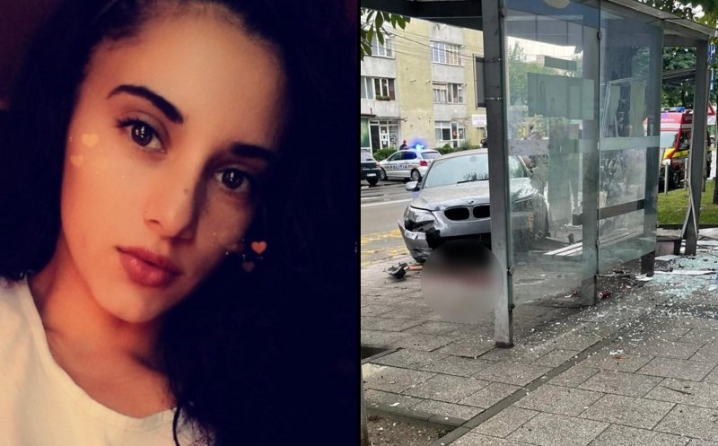 O tânără a fost spulberată de un BMW în stația de autobuz. Ea a murit iar soțul este în spital