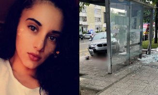 O tânără a fost spulberată de un BMW în stația de autobuz. Ea a murit iar soțul este în spital