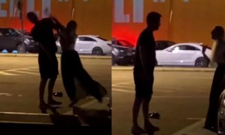 Un tânăr a fost bătut de iubită în fața unui club din Mamaia. Scena a fost filmată de martori