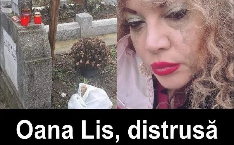 TRIST! Oana Lis, cu ochii în lacrimi la MORMÂNT....