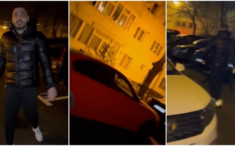 Un tânăr a fost snopit în parcare de un vecin, după ce şi-a lăsat maşina pe locul lui: "De ce dai mă cu pumnii în mine?"