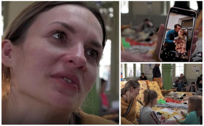 Mărturie dureroasă! O femeie din Ucraina își strânge fetițele la piept după ce și-a lăsat soțul în război: ”Mi-a promis: Tania, voi salva casa noastră!”