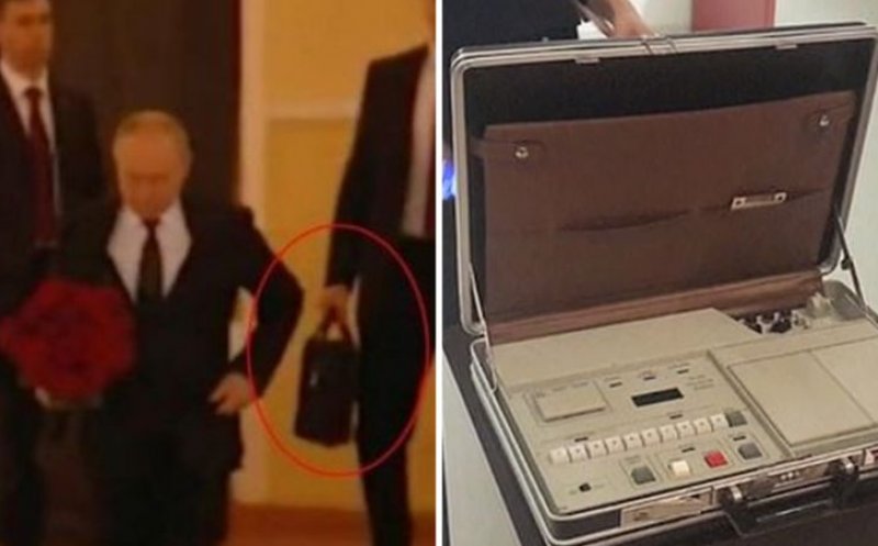 Imagini înfiorătoare! Ce s-ar afla în valiza misterioasă pe care Vladimir Putin o poartă mereu cu el