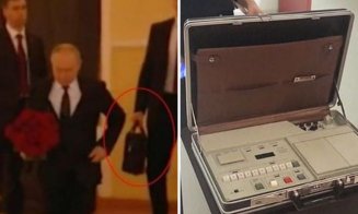 Imagini înfiorătoare! Ce s-ar afla în valiza misterioasă pe care Vladimir Putin o poartă mereu cu el