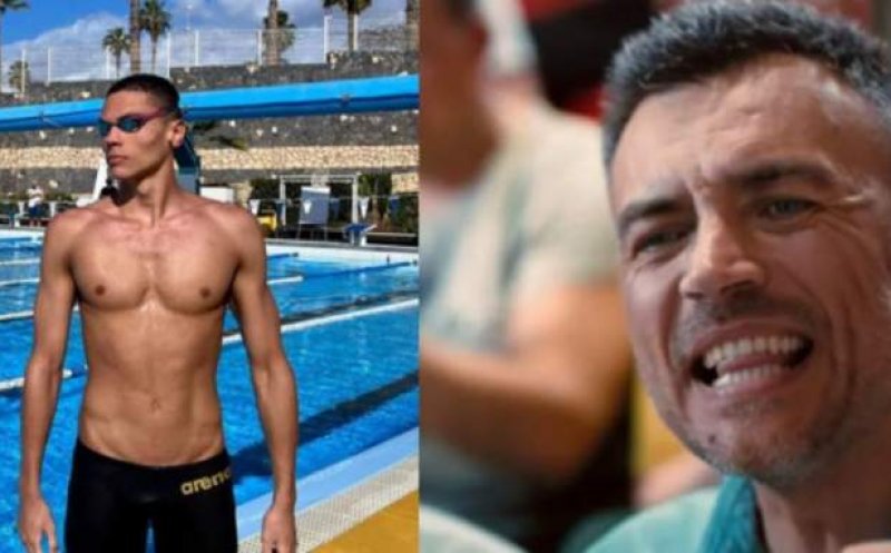 Cine este și cu ce se ocupă David Popovici! Bărbatul a făcut sacrificii mari pentru a-și susține fiul