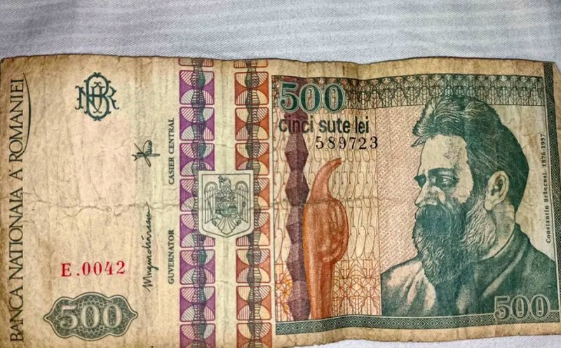 Mai ții minte bancnota cu chipul lui Brâncuși?! Suma uriașă cu care se vinde în prezent