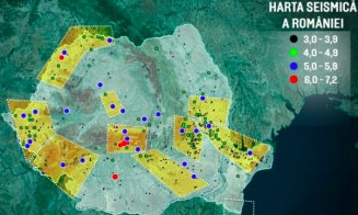 HARTA seismică a României. Zonele în care se poate produce oricând un cutremur puternic
