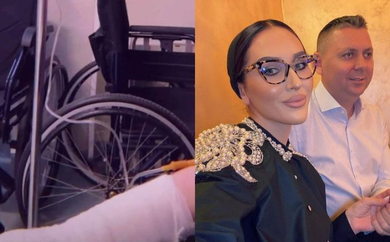 Dana Roba a ajuns din nou la spital! Vedeta a ajuns în scaun cu rotile: „Este foarte umflat” 