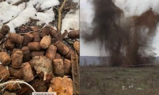 Zeci de grenade au fost găsite pe malul unui râu din România. Autorităţile au rămas fără cuvinte