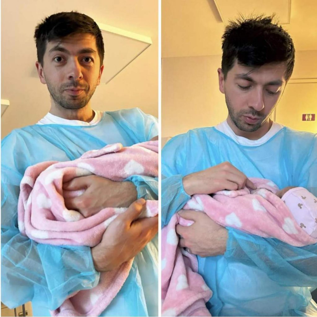 Mircea Bravo a devenit tătic! Soția vloggerului a născut o fetiță. Află cu cine seamănă micuța