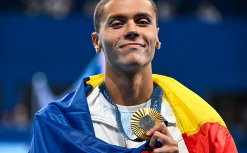 Câți bani va primi David Popovici după ce a câștigat aurul la Jocurile Olimpice. Suma este cu adevărat COLOSALĂ!