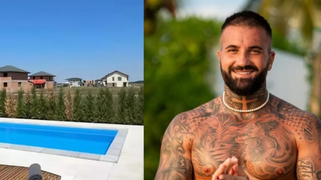 Imagini cu vila lui Marcel Andrei de la „Insula Iubirii”. Locuința ispitei are piscină și jacuzzi