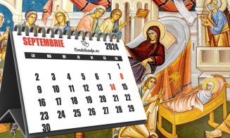 Calendar Ortodox 16 septembrie 2024. Ce sărbătoare importantă este în această zi