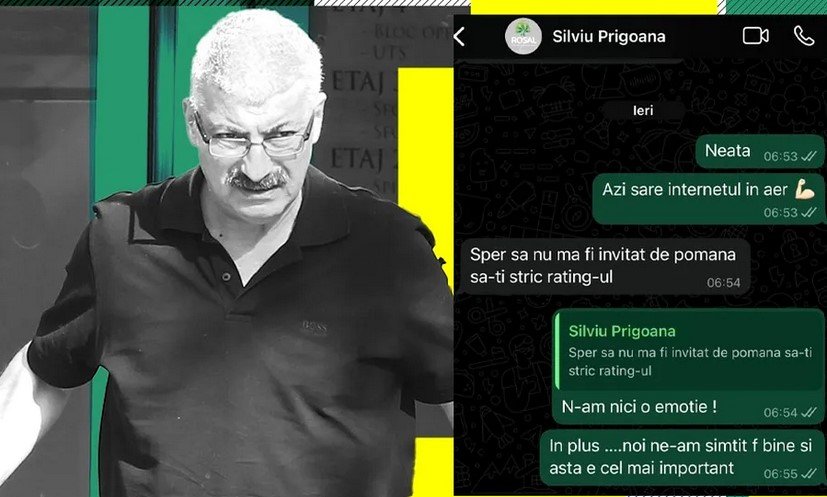 Ultimul schimb de mesaje a lui Silviu Prigoană. Cu cine a vorbit: “Azi sare internetul in aer”