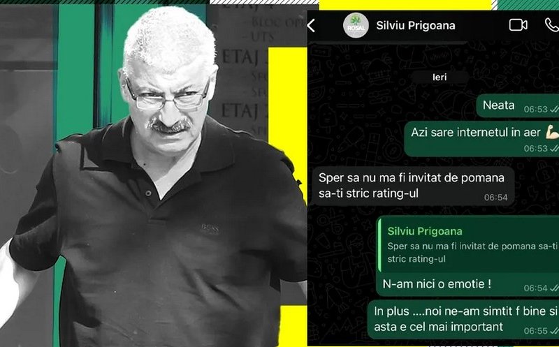 Ultimul schimb de mesaje a lui Silviu Prigoană. Cu cine a vorbit: “Azi sare internetul in aer”