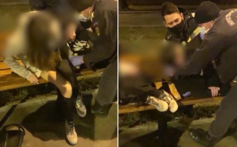 Doi tineri au fost găsiţi de jandarmi inconștienți și îngheţaţi pe o bancă: "Păreau că dorm"