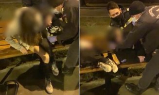 Doi tineri au fost găsiţi de jandarmi inconștienți și îngheţaţi pe o bancă: "Păreau că dorm"